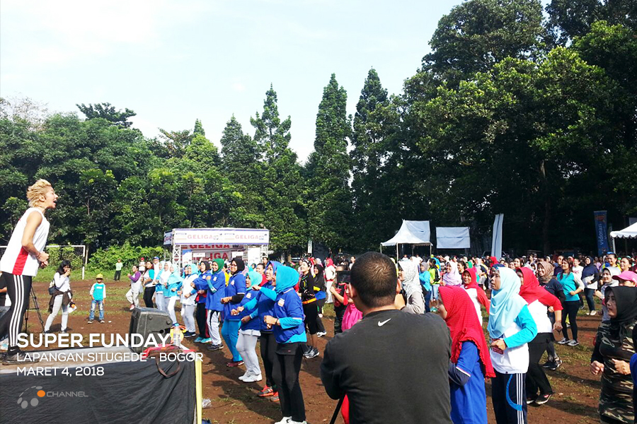 Fun Aerobic di Lapangan Situgede, Bogor