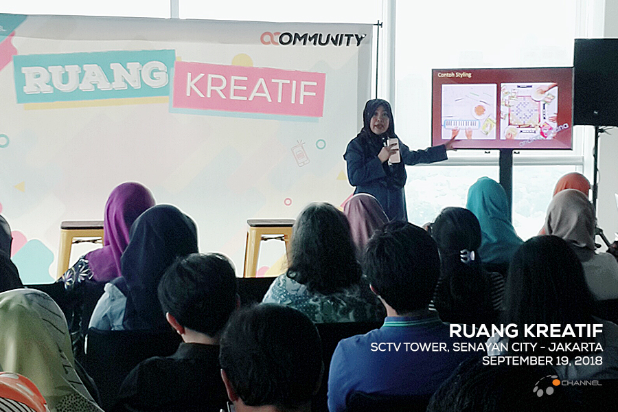 Ariana Octaviani di Ruang Kreatif OChannel