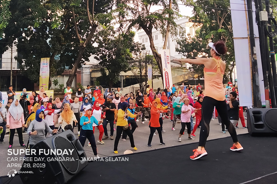 Super Funday di CFD Gandaria, Jakarta Selatan