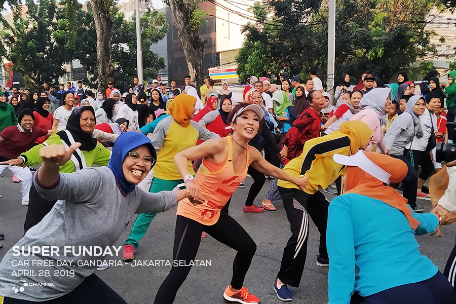 Super Funday di CFD Gandaria, Jakarta Selatan